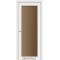 Ясень белый / Сатин бронза, 8мм Дверное полотно SV-01