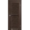 Дуб марсала / Черное стекло Дверное полотно SC-03