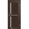 Дуб марсала / Стекло сатин белый Дверное полотно SC-04