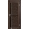 Дуб марсала / Черное стекло Дверное полотно SC-04