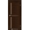 Венге / Стекло сатин бронза Дверное полотно SC-04