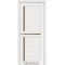 Ясень белый / Стекло сатин бронза Дверное полотно SC-04