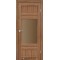 Дуб браш / Стекло сатин бронза Дверное полотно TV-01