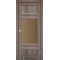 Дуб грей / Стекло сатин бронза Дверное полотно TV-01