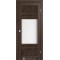 Дуб марсала / Стекло сатин белый Дверное полотно TV-01