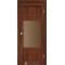Орех / Стекло сатин бронза Дверное полотно TV-01