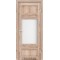 Дуб тобакко / Стекло сатин белый Дверное полотно TV-01