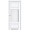 Белый перламутр / Стекло сатин белый Дверное полотно TV-01