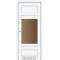 Белый перламутр / Стекло сатин бронза Дверное полотно TV-01