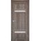 Дуб грей / Стекло сатин белый Дверное полотно TV-03