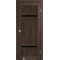 Дуб марсала / Черное стекло Дверное полотно TV-03
