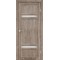 Эш-вайт / Стекло сатин белый Дверное полотно TV-03
