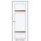Белый перламутр / Стекло сатин бронза Дверное полотно TV-03