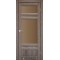 Дуб грей / Стекло сатин бронза Дверное полотно TV-04