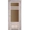 Дуб нордик / Стекло сатин бронза Дверное полотно TV-04