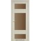 Дуб беленый / Стекло сатин бронза Дверное полотно TV-05