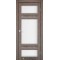 Дуб грей / Стекло сатин белый Дверное полотно TV-05