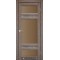 Дуб грей / Стекло сатин бронза Дверное полотно TV-05