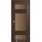 Дуб марсала / Стекло сатин бронза Дверное полотно TV-05