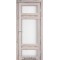 Дуб нордик / Стекло сатин белый Дверное полотно TV-05