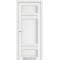 Ясень белый / Стекло сатин белый Дверное полотно TV-05