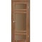 Дуб браш / Стекло сатин бронза Дверное полотно TV-06
