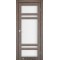 Дуб грей / Стекло сатин белый Дверное полотно TV-06