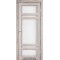 Дуб нордик / Стекло сатин белый Дверное полотно TV-06