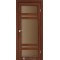 Орех / Стекло сатин бронза Дверное полотно TV-06