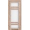 Дуб тобакко / Стекло сатин белый Дверное полотно TV-06