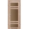 Дуб тобакко / Стекло сатин бронза Дверное полотно TV-06