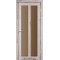 Дуб нордик / Стекло сатин бронза Дверное полотно TR-02