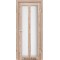 Дуб тобакко / Стекло сатин белый Дверное полотно TR-02
