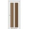 Ясень белый / Стекло сатин бронза Дверное полотно TR-02