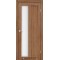 Дуб браш / Стекло сатин белый Дверное полотно TR-03