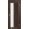 Дуб марсала / Стекло сатин белый Дверное полотно TR-03