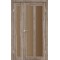 Эш-вайт / Стекло сатин бронза Дверное полотно TR-04