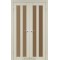 Дуб беленый / Стекло сатин бронза Дверное полотно TR-05
