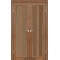 Дуб браш / Стекло сатин бронза Дверное полотно TR-05
