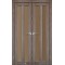Дуб грей / Стекло сатин бронза Дверное полотно TR-05
