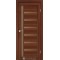 Орех / Стекло сатин бронза Дверное полотно VLD-01