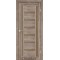 Эш-вайт / Стекло сатин бронза Дверное полотно VLD-02