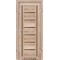 Дуб тобакко / Стекло сатин бронза Дверное полотно VLD-02
