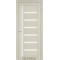 Дуб беленый / Стекло сатин белый Дверное полотно VL-01