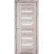 Дуб нордик / Стекло сатин белый Дверное полотно VL-01