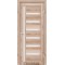 Дуб тобакко / Стекло сатин белый Дверное полотно VL-01
