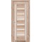 Дуб тобакко / Стекло сатин белый Дверное полотно VL-02