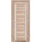 Дуб тобакко / Стекло сатин белый Дверное полотно VL-03