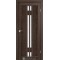 Дуб марсала / Стекло сатин белый Дверное полотно VL-05