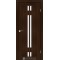 Венге / Стекло сатин белый Дверное полотно VL-05